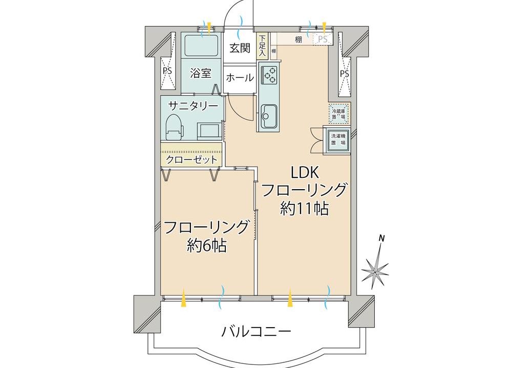 1LDK-1