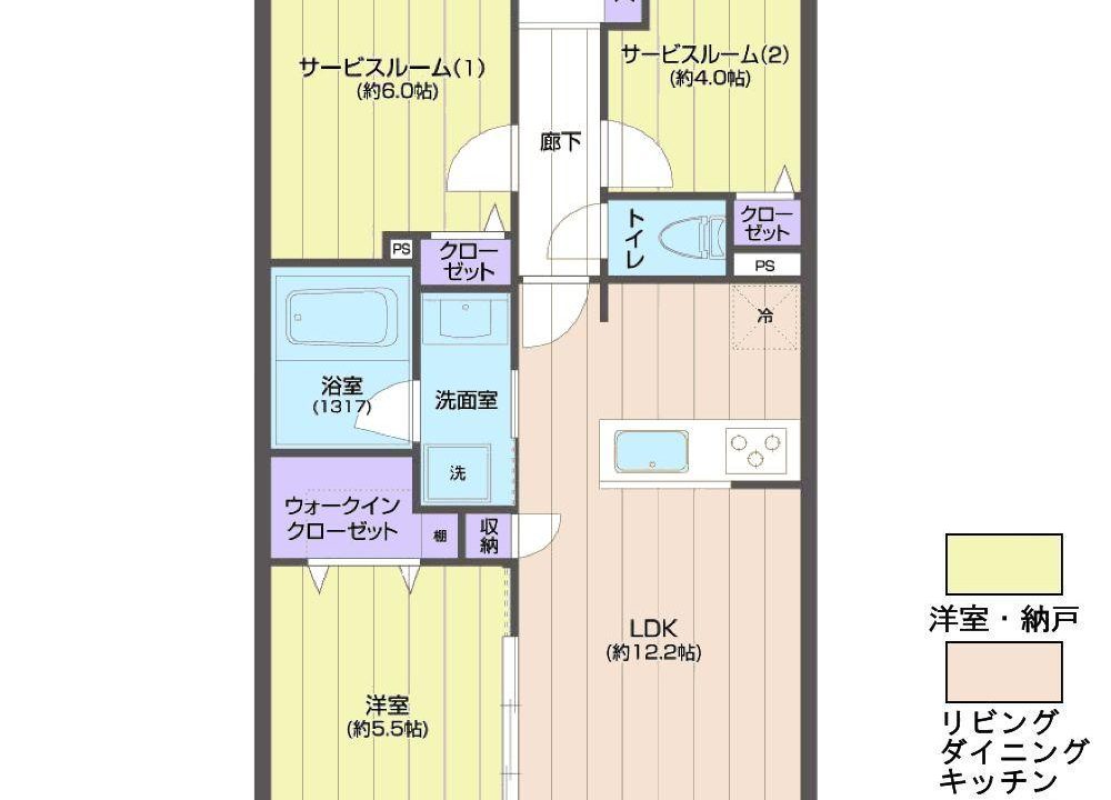 1LDK2S（納戸）-3