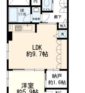 1LDKS（納戸）-2