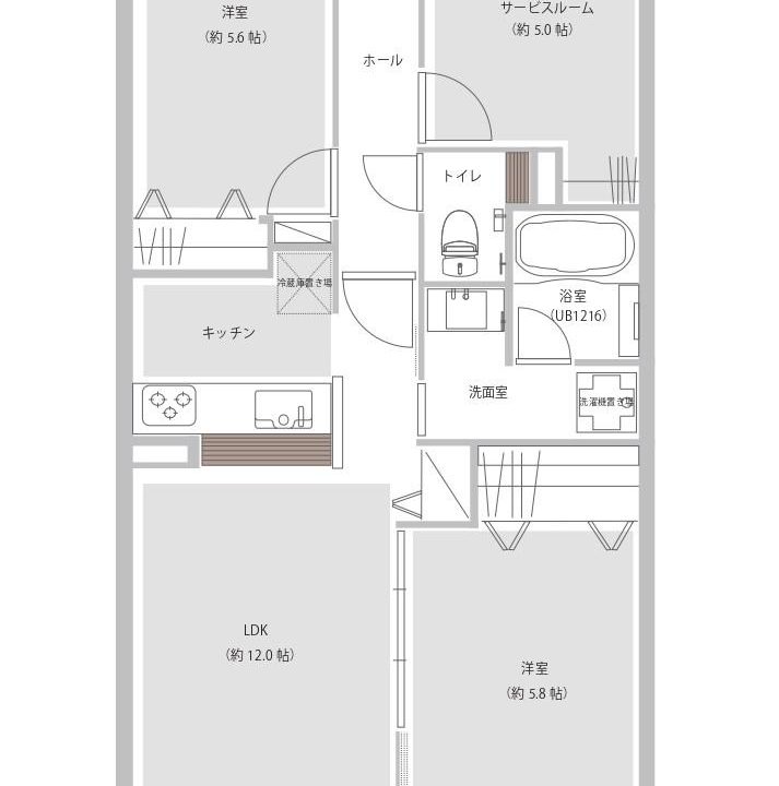 2LDKS（納戸）-1