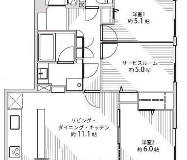 2LDKS（納戸）-1